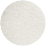 White non woven pad - 11" round